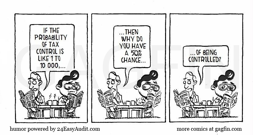 What is the probability of a tax audit?