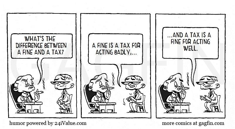 Fine with tax